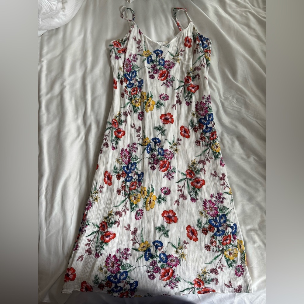 Floral Sleeveless Dress - Multicolor